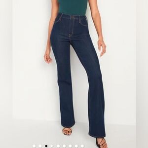 Old Navy Women's High-Rise Flare Dark Wash Jeans